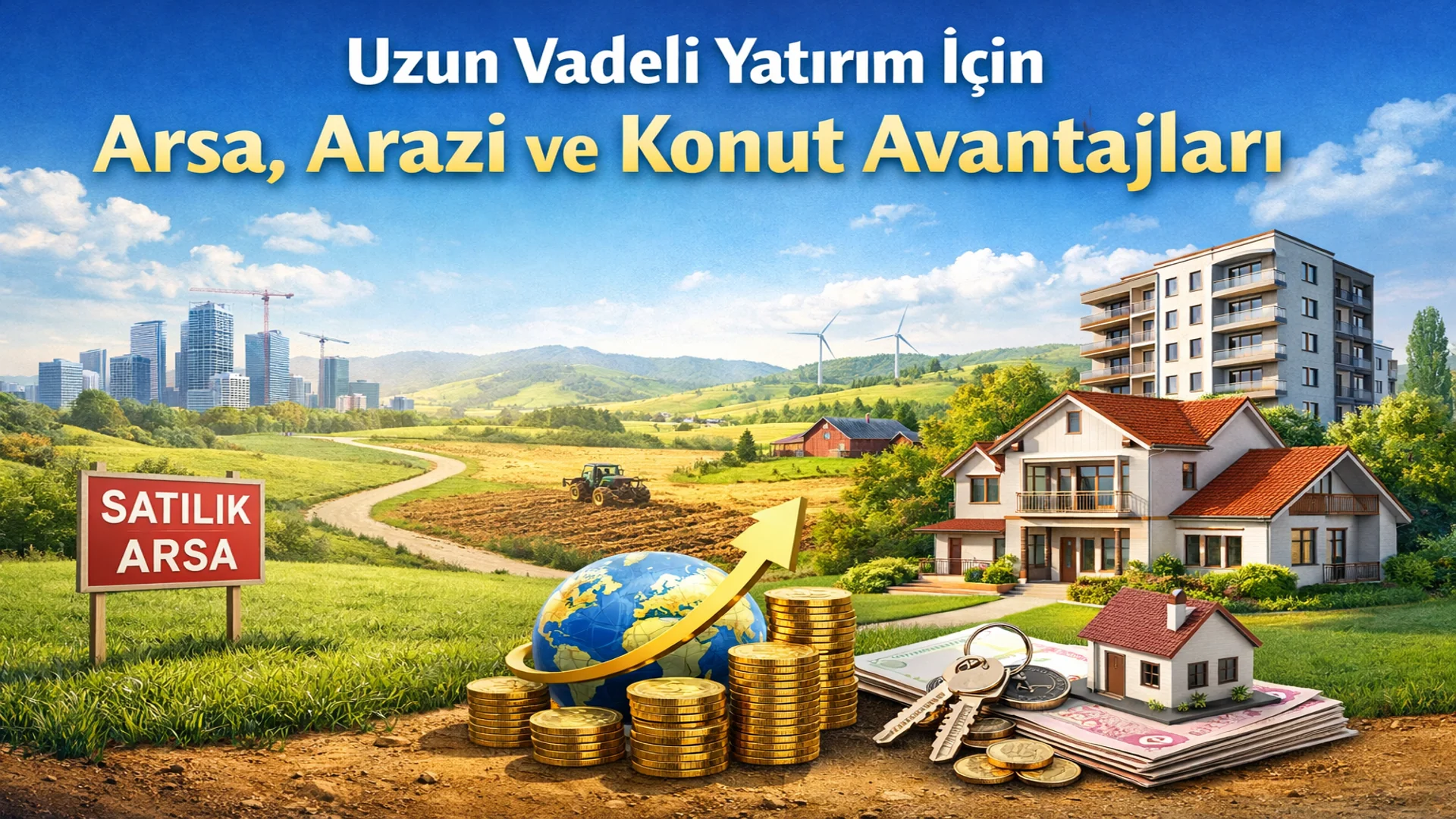 Arsa, Arazi ve Konutun Yatırım Avantajları Nelerdir?