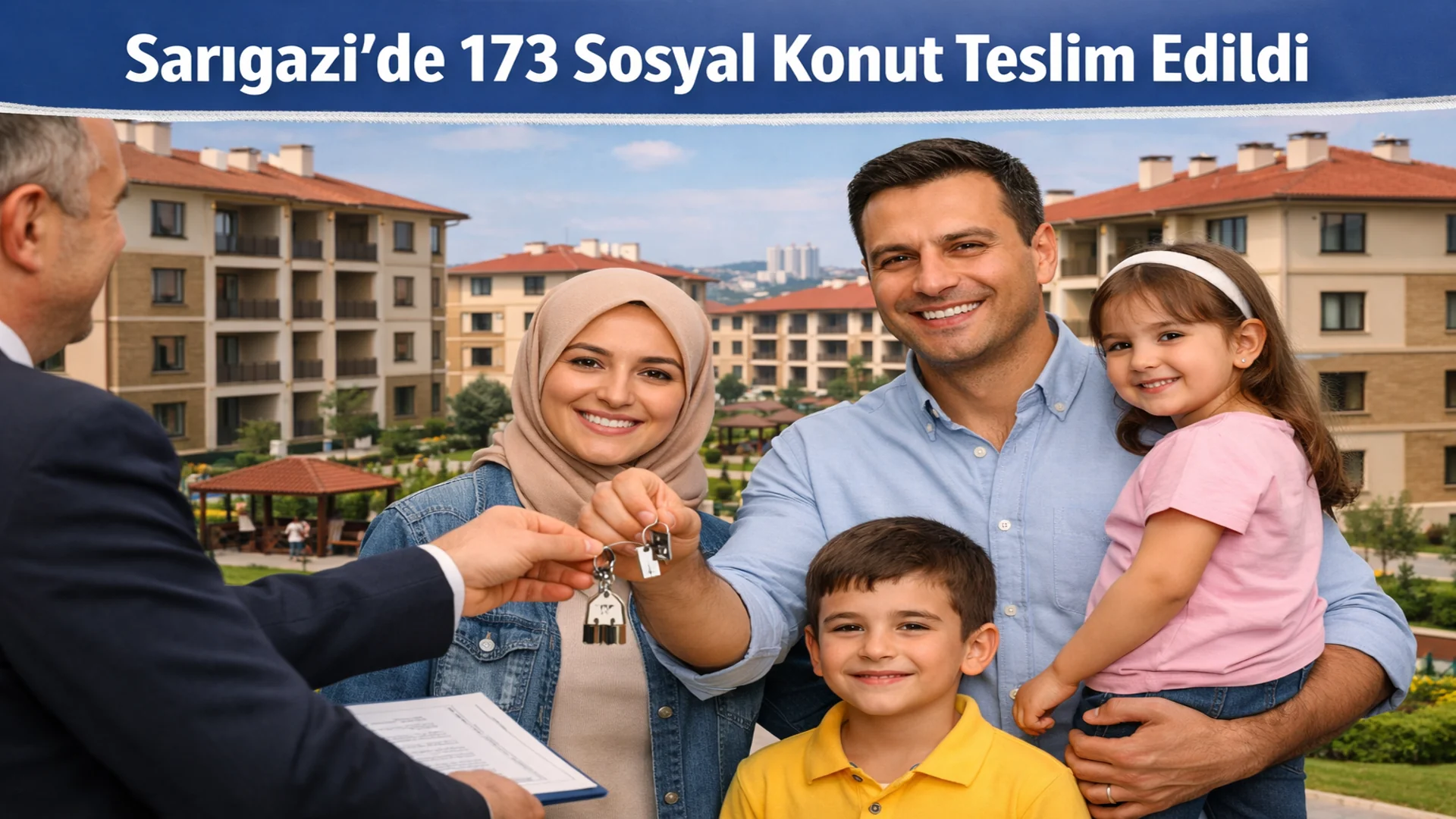 Sancaktepe Sarıgazi’de 173 Sosyal Konut Teslim Edildi