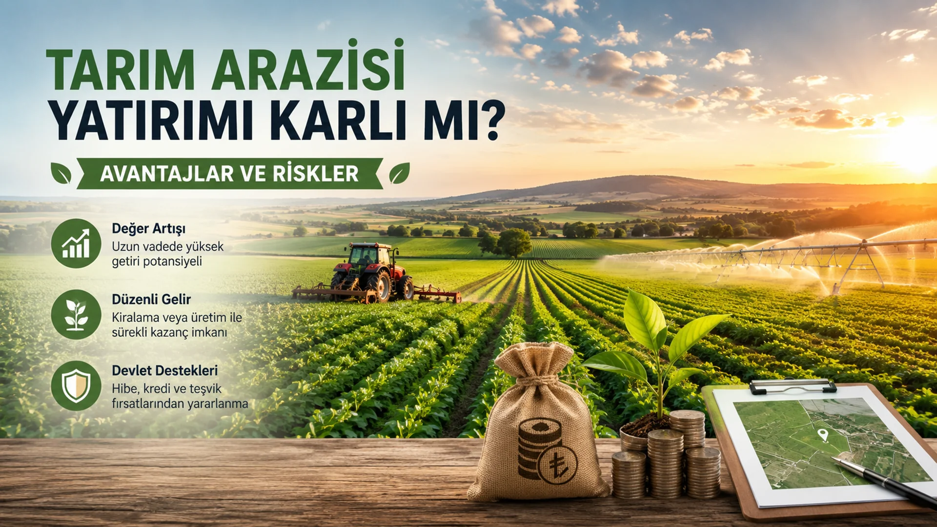 Tarım Arazisi Yatırımı Karlı mı? Risk ve Avantajlar