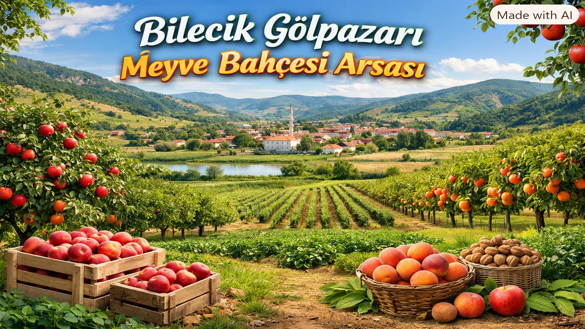 Bilecik Gölpazarı’nda Meyve Bahçesi