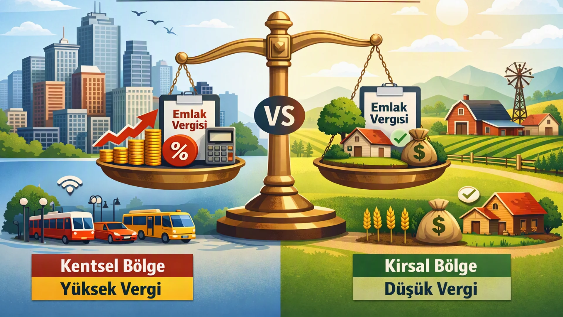 Emlak Vergisi Stratejik Seçim: Kırsal mı Kentsel mi?
