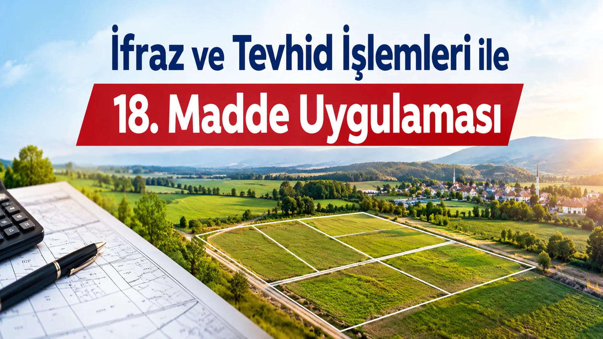 İfraz ve Tevhid İşlemleri ile 18. Madde Uygulaması